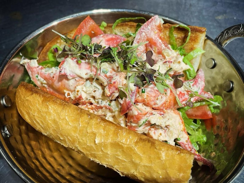 The lobster salad sandwich from The Franklin Cafe