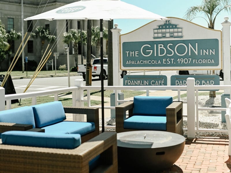 The sign for The Franklin Cafe