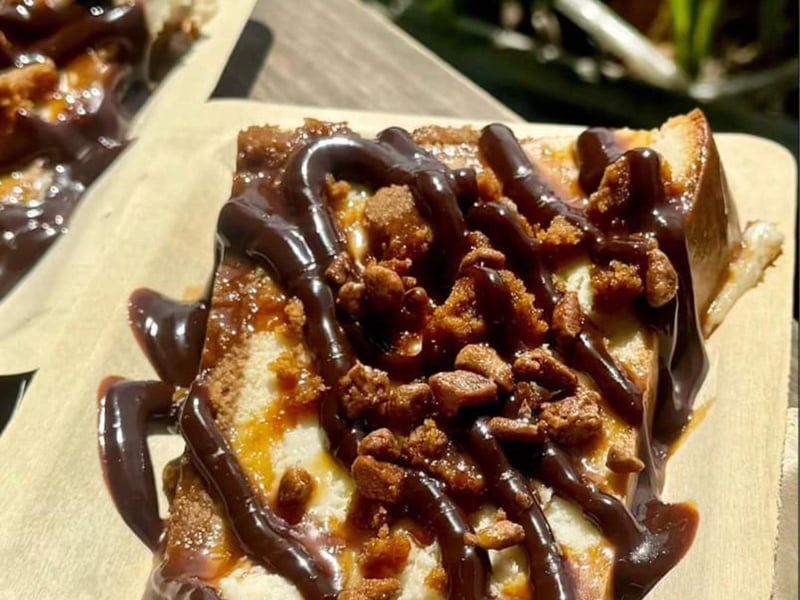 Turtle cheescake from Cone Heads in Cape San Blas, Florida