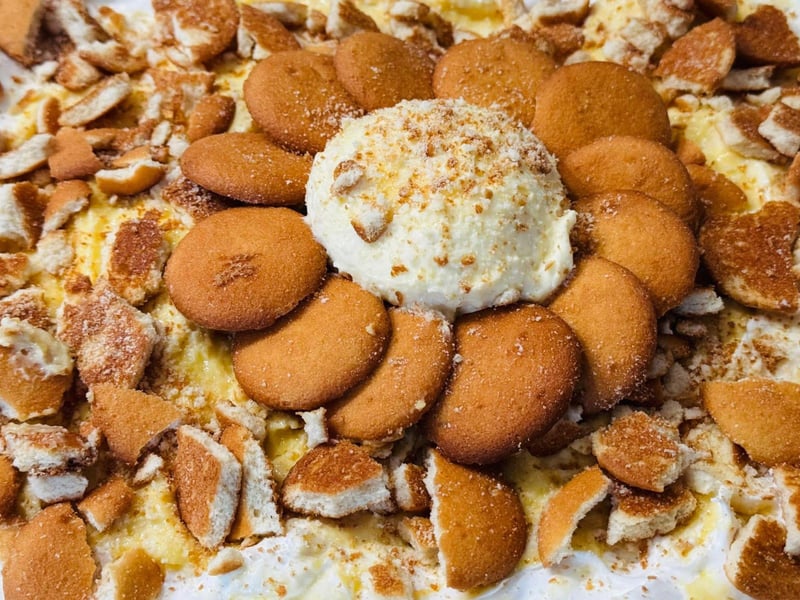 Banana pudding at Cone Heads