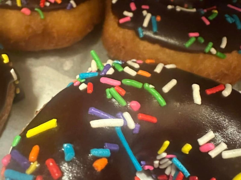 Chocolate frosted donuts