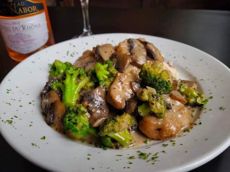 Chicken marsala at Provisions in Port St. Joe, Florida