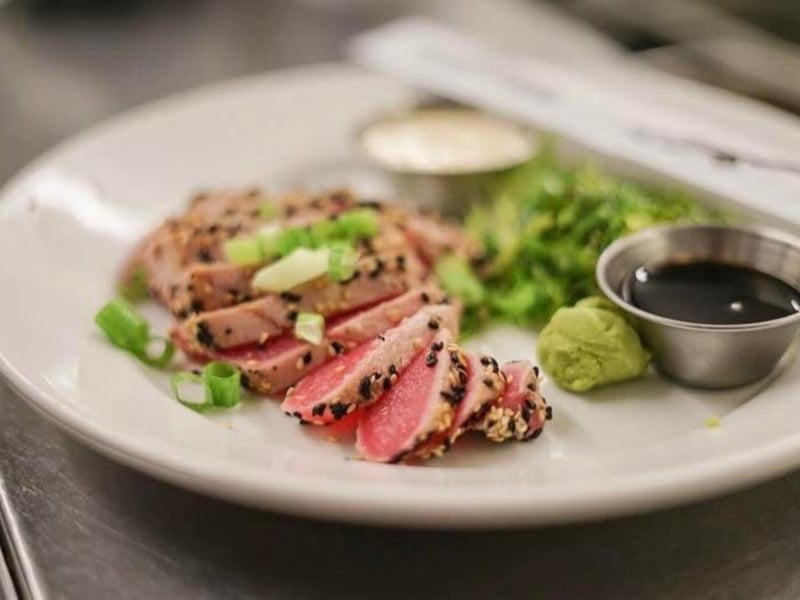 Sesame crusted ahi tuna from Provisions