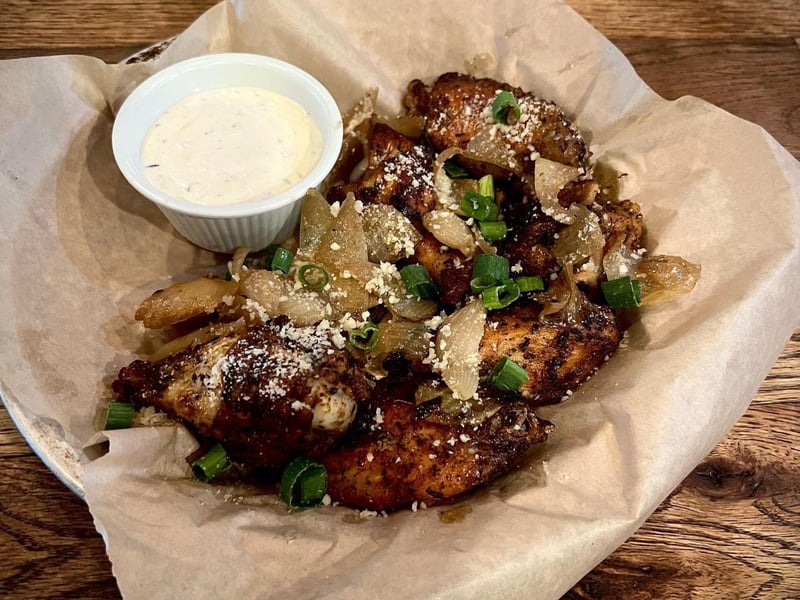 Wood oven roasted wings