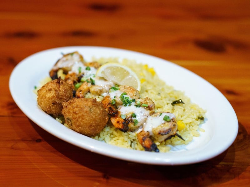 Grilled parmesean shrimp with cajun butter