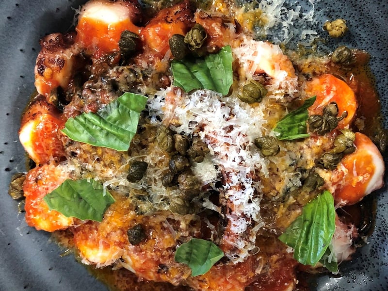 George Bank Scallps at Caliza Restaurant