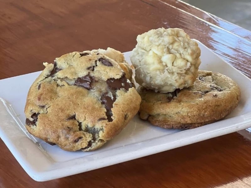 Fresh cookies at Chanticleer Eatery
