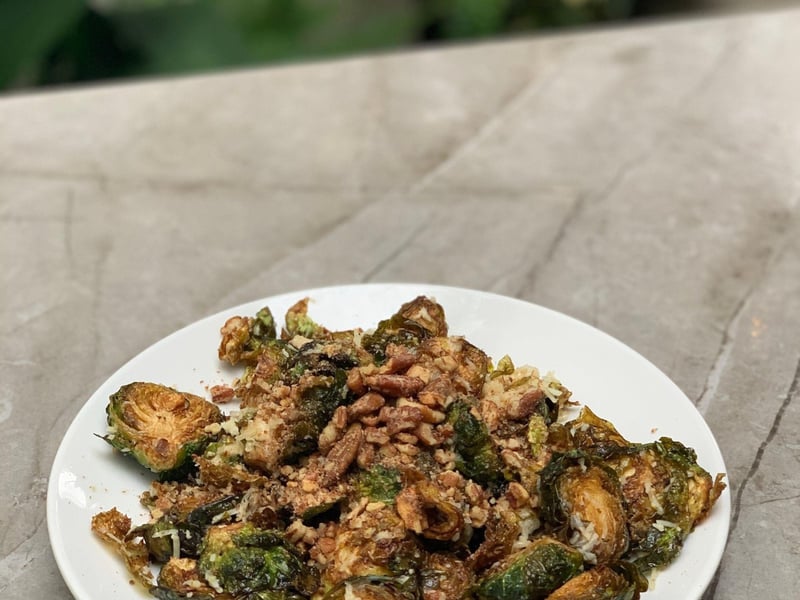 Crispy brussels at Edwards