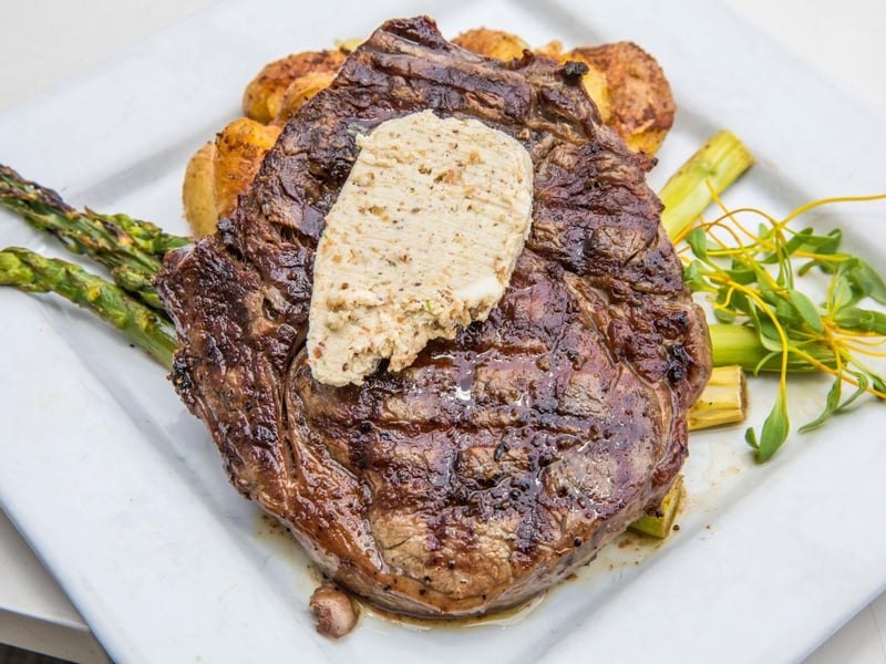 A Waygu ribeye at Georges