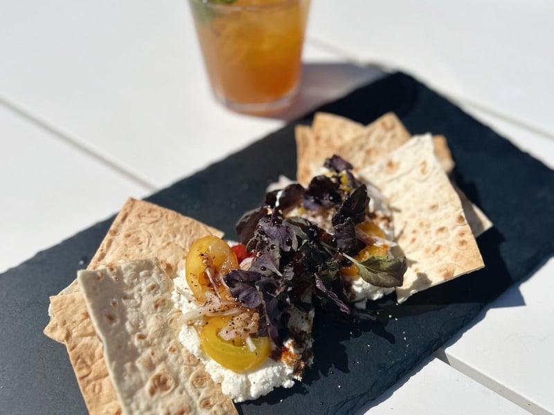 The whipped feta board at Georges in Alys Beach