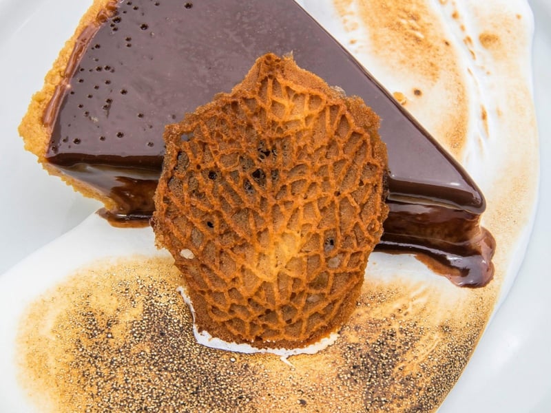 Nutella smores pie at Georges in Alys Beach
