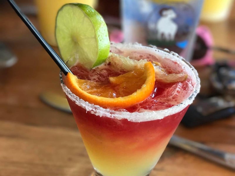 A cocktail at Goatfeathers in Santa Rosa Beach, Florida