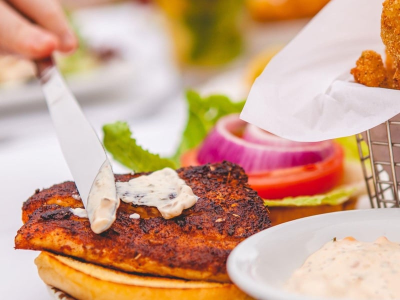 The Great Southern fish sandwich