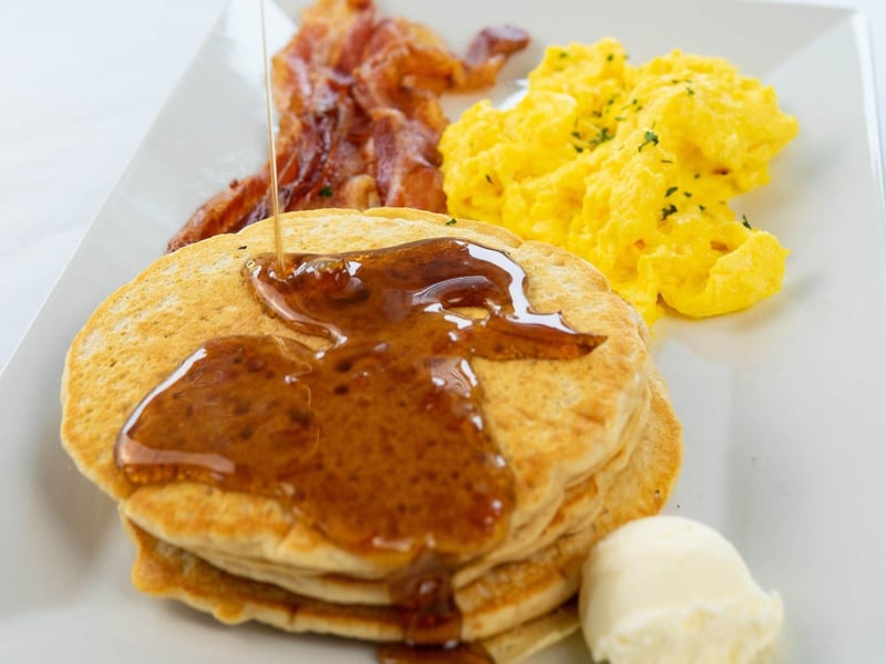 The classic pancake breakfast