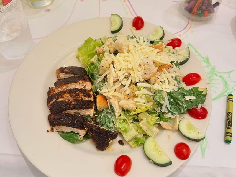 An Imperial Caesar Salad with miso dressing
