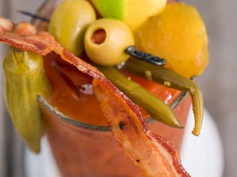 A loaded Bloody Mary