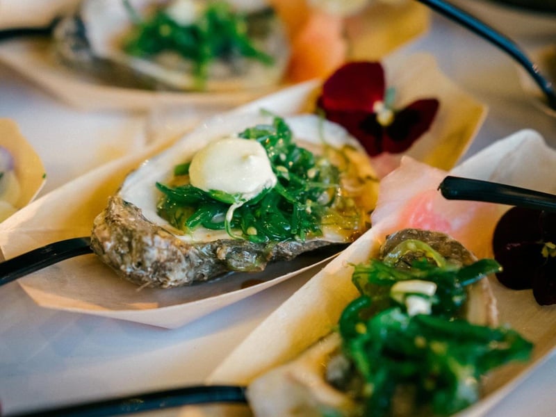 Oysters at Hurrican Oyster Bar and Grill in Grayton Beach, Florida