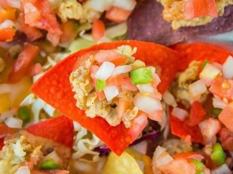 Fried oyster nachos from  the Hurricane Oyster Bar and Grill