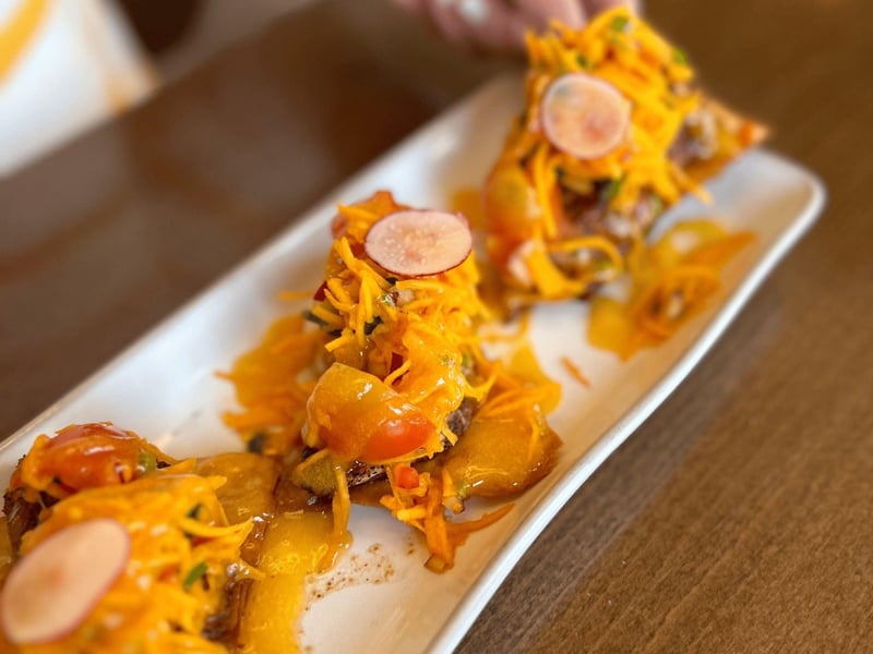 Mahi tostadas from La Cocina