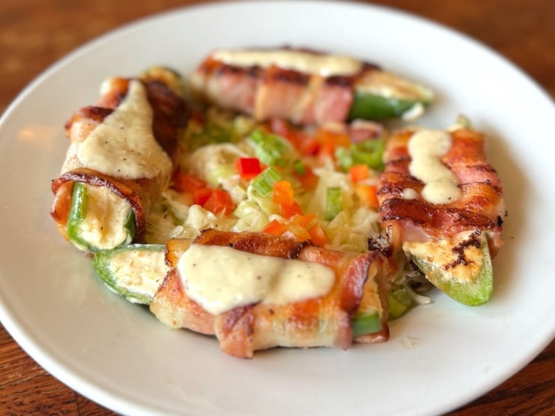 Baconwrapped jalapenos