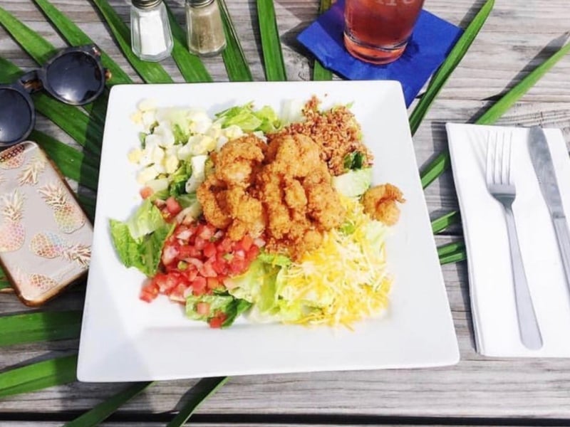 The Cobb Salad at Local Catch Bar and Grill in Santa Rosa Beach, Florida