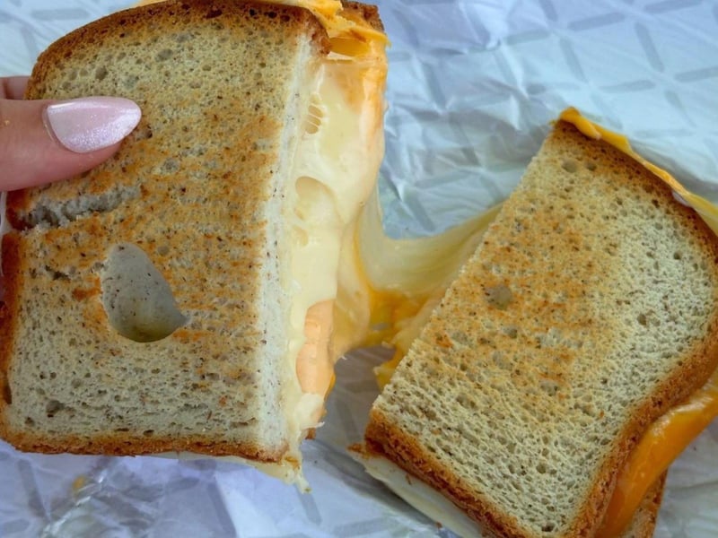 A grilled cheese from The Meltdown on 30A