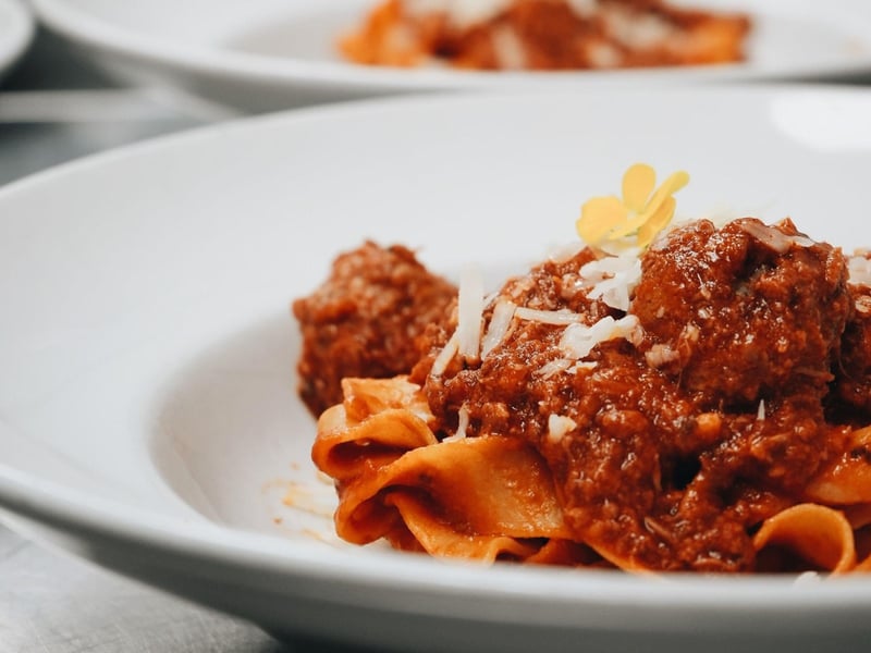 A pasta dish at Mimmos Ristorante Italiano