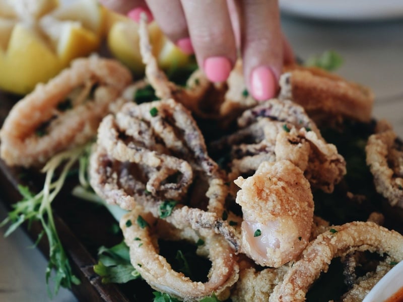 Crispy calamari at Mimmos Ristorante Italiano in Santa Rosa Beach, Florida