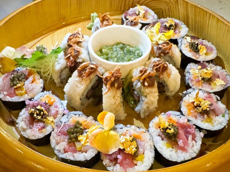 Sushi rolls from Old Florida Fish House