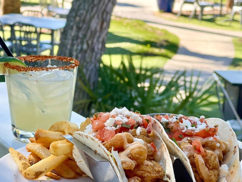 The fried shrimp tacos from Old Florida Fish House on Highway 30A