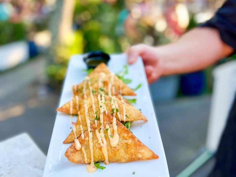 Lobster wontons from the Old Florida Fish House on Highway 30A