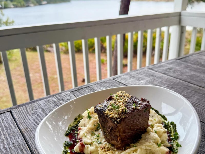 Braised short rib at the Old Florida Fish House in Santa Rosa Beach, Florida