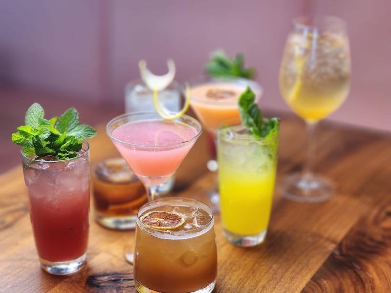 A variety of cocktails at Pescado on Highway 30A