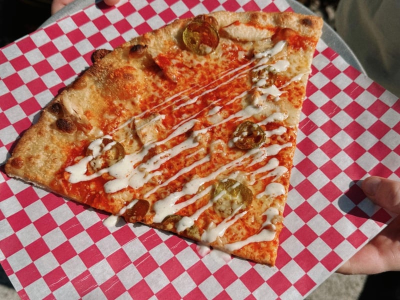 The Buffalo Chicken pizza
