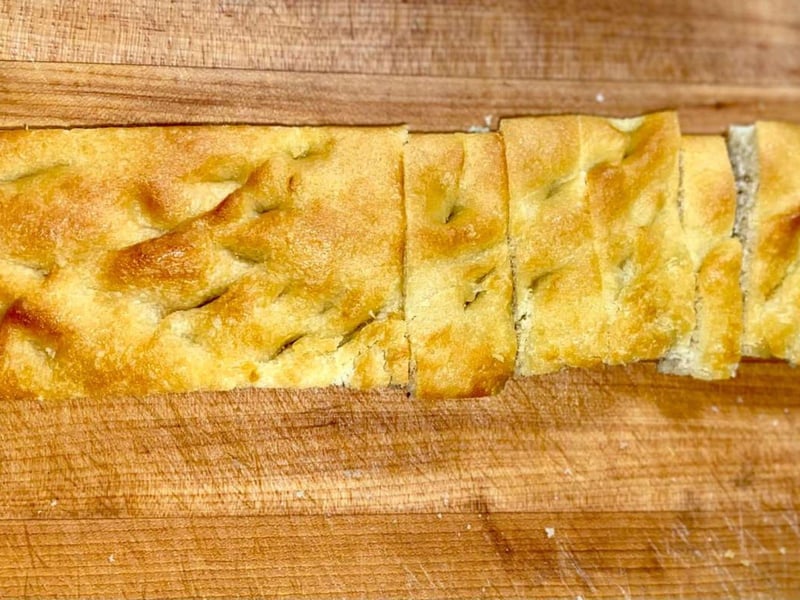 Housemade focaccia bread