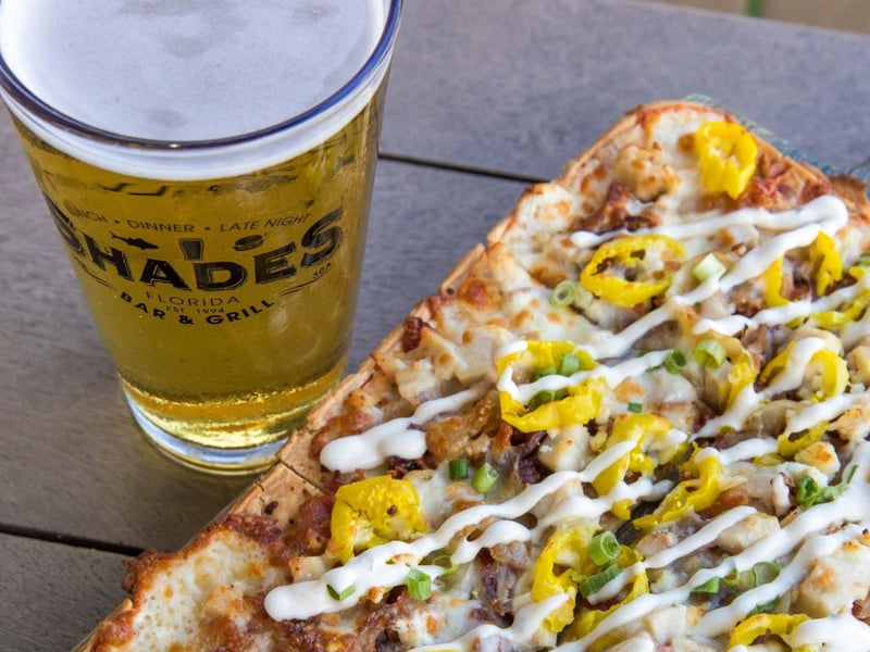 The turkey bacon ranch flatbread