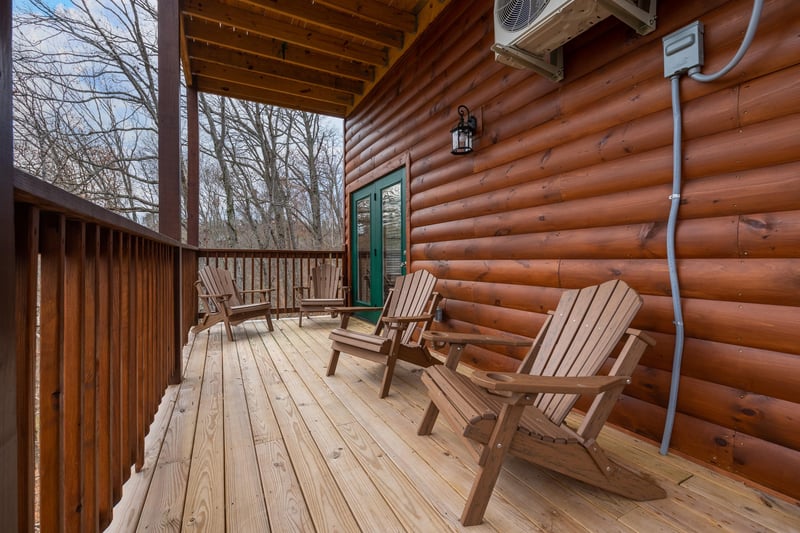 Wingback chairs at Mountain Pool  Paradise, a 3 bedroom cabin rental located in Pigeon Forge