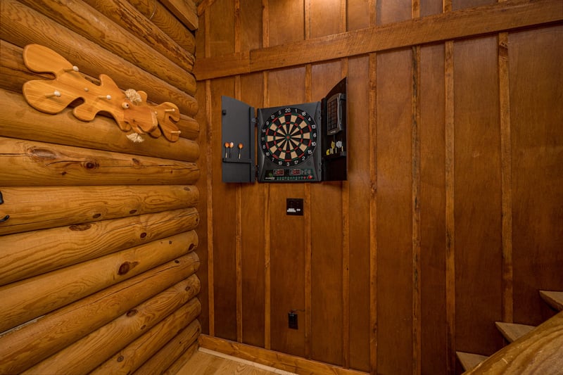 Dart Board at Moonlit Mountain Lodge