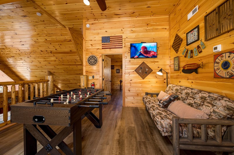 Game Room with Foosball at Anglers Ridge