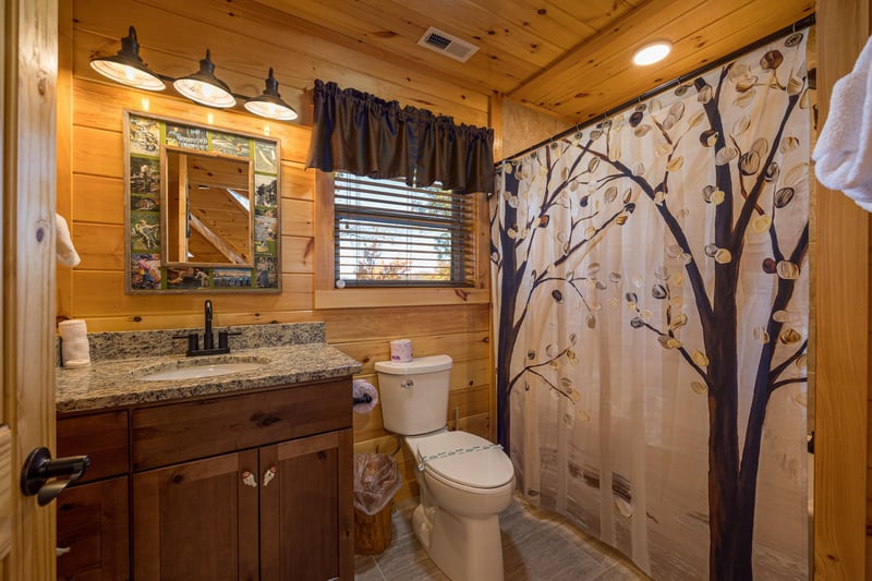 Bathroom With ShowerTub Combo at Anglers Ridge