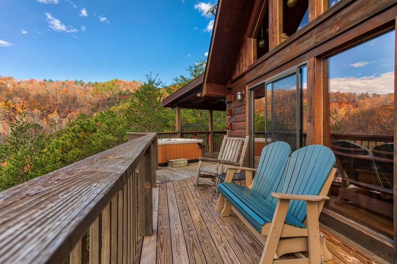 Rear DeckHot Tub Area