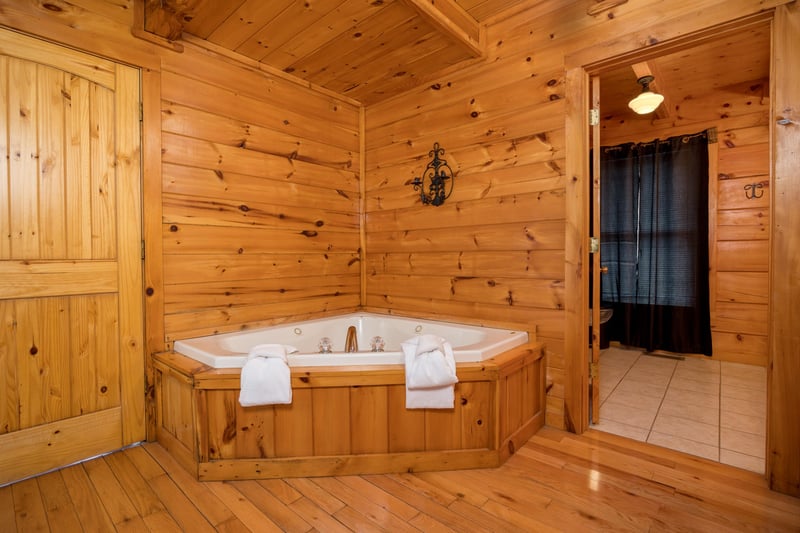 Jacuzzi Tub at Enchanted Forest