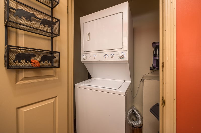 Washer and Dryer at Mountain Moonshine