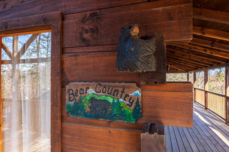 Bear Sign at Bear Country, a 3bedroom cabin rental located in Pigeon Forge