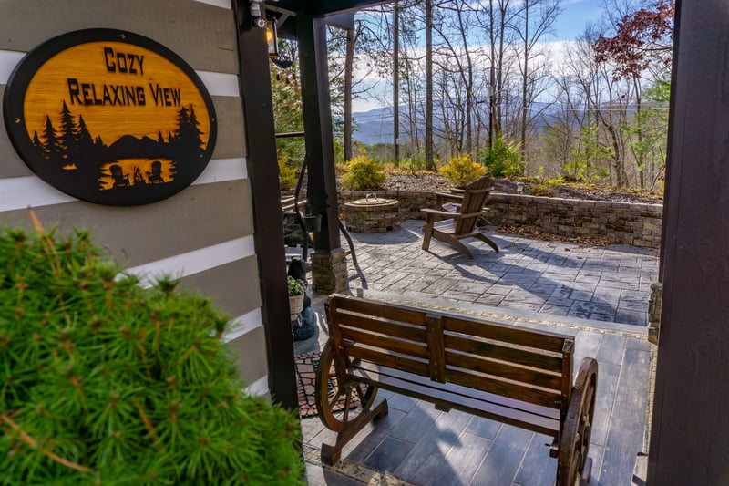 Cozy Relaxing Bench and View