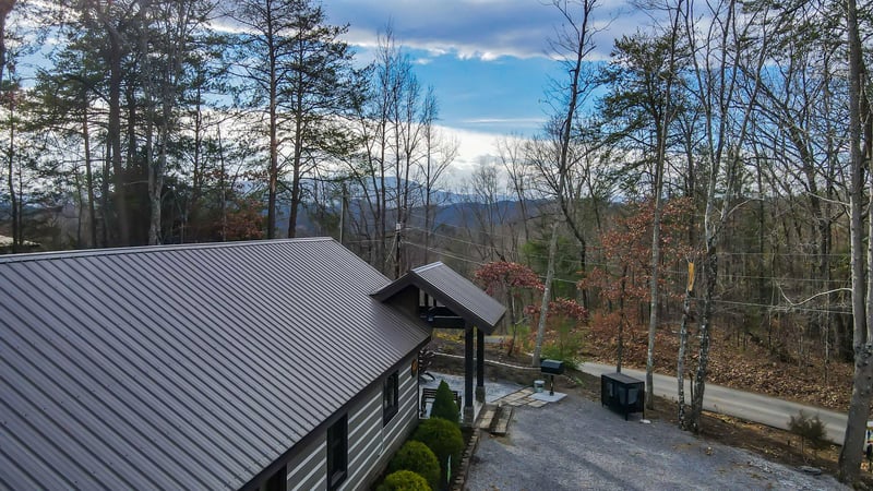 Cozy Relaxing Drone View from Above