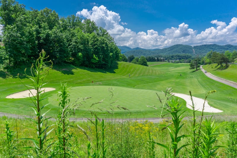 Pigeon Forge Golf Course is near Moonshiners Ridge, a 1bedroom cabin rental located in Pigeon Forge