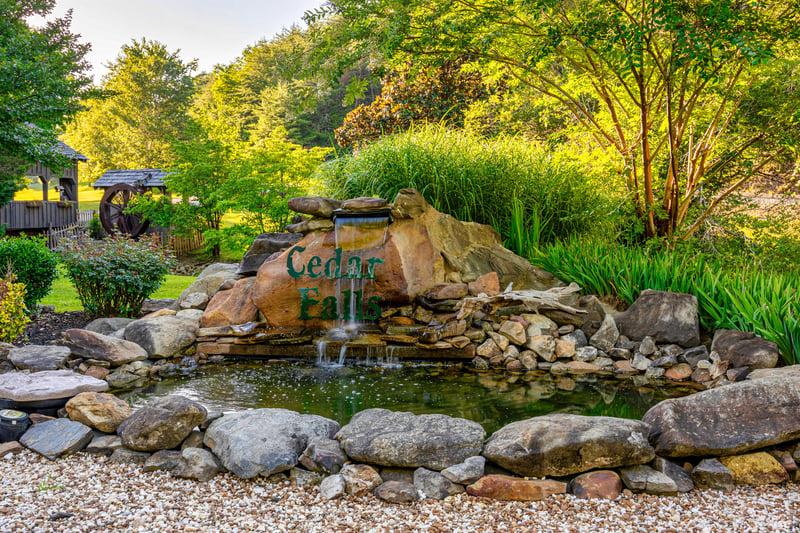 Cedar Fall Resort Waterfall