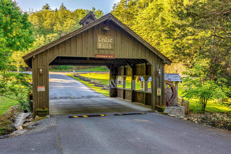 Cedar Fall Resort Bridge