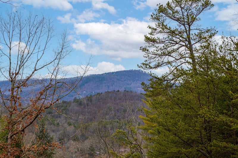 View from Let the Good Times Roll, a 2 bedroom cabin rental located in Pigeon Forge